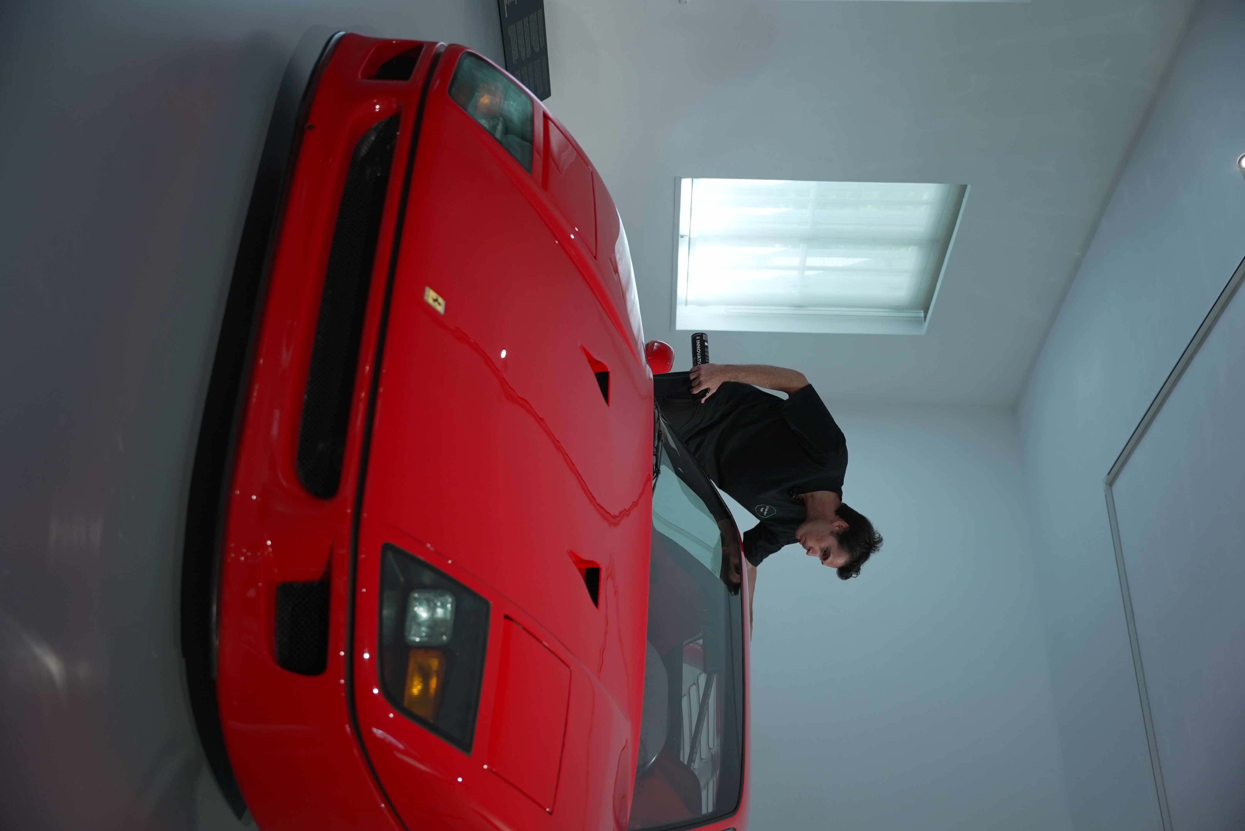 Aplicaçao de Quick Detail num Ferrari F40